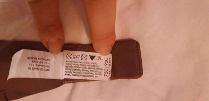 Soutien  gorge marron  clair rembourré T90C - photo numéro 6