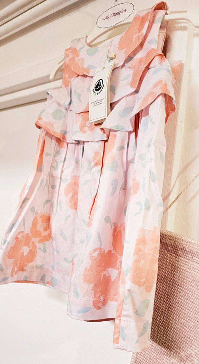 Robe 100% coton Petit Bateau Taille 18 mois