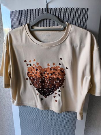 Croc top beige Shein T38