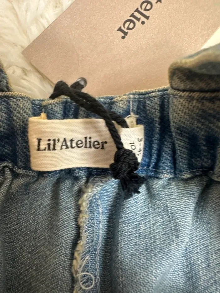 Salopette en jean Lil Atelier taille 3-4 ans - photo numéro 3