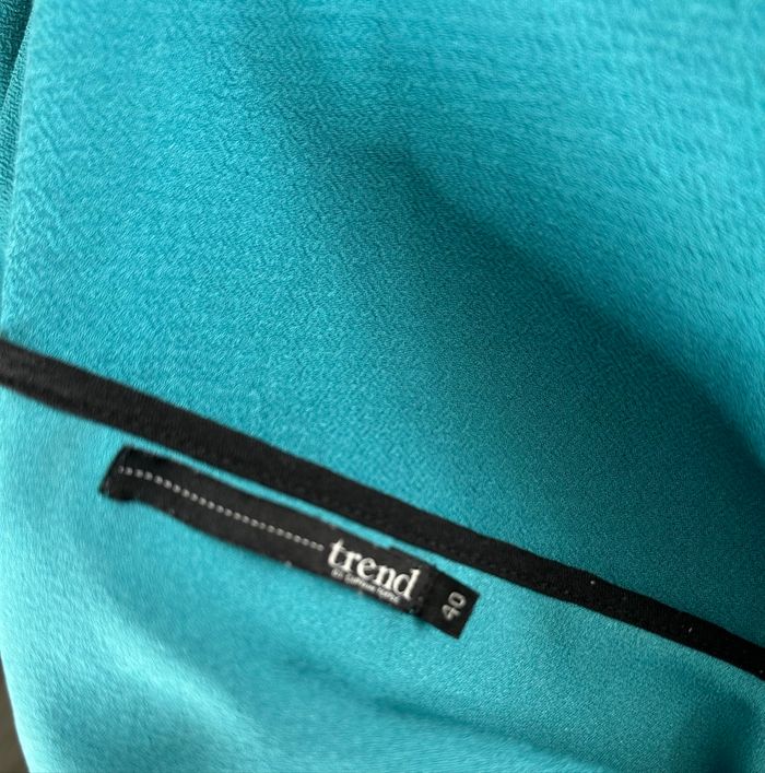 Robe à fleurs beige et bleu canard Trend by Captain Tortue T40 L - photo numéro 6