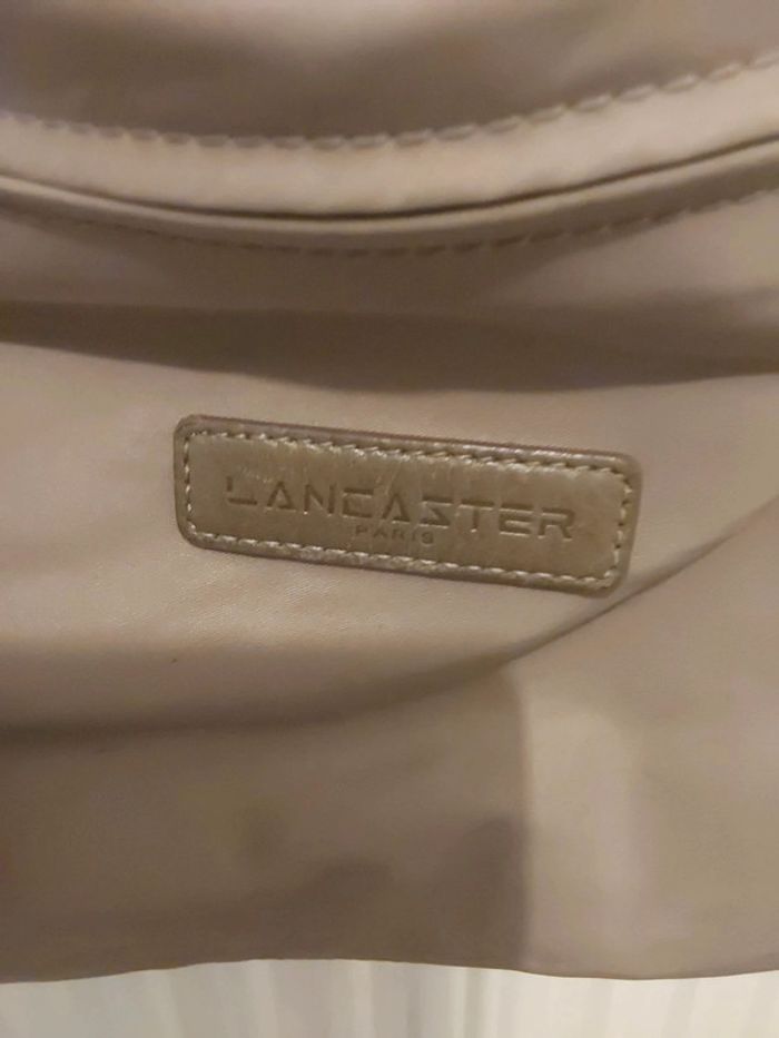 Sac bandoulière lancaster gris beige - photo numéro 6