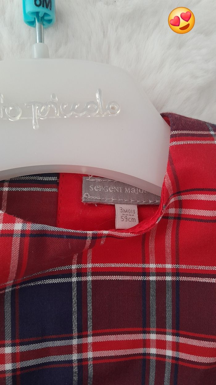 Robe de Noël sergent major 3 mois - photo numéro 3