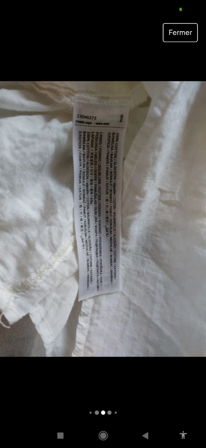 🇬🇷 Robe Mango bleue et blanche 13/14 ans 🇬🇷 - photo numéro 4