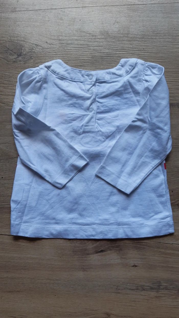 Tee-shirt mixte DP am 12 mois marin canard - photo numéro 4