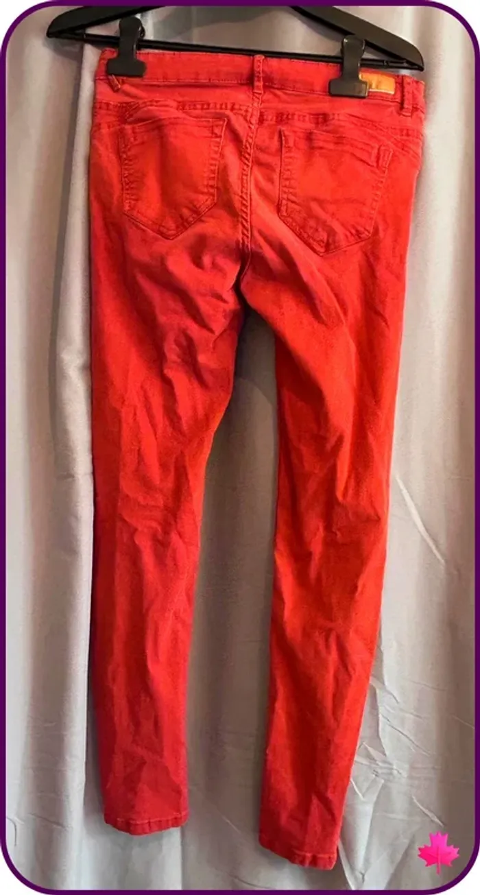 🌷jeans pimkie rouge🌷 - photo numéro 2