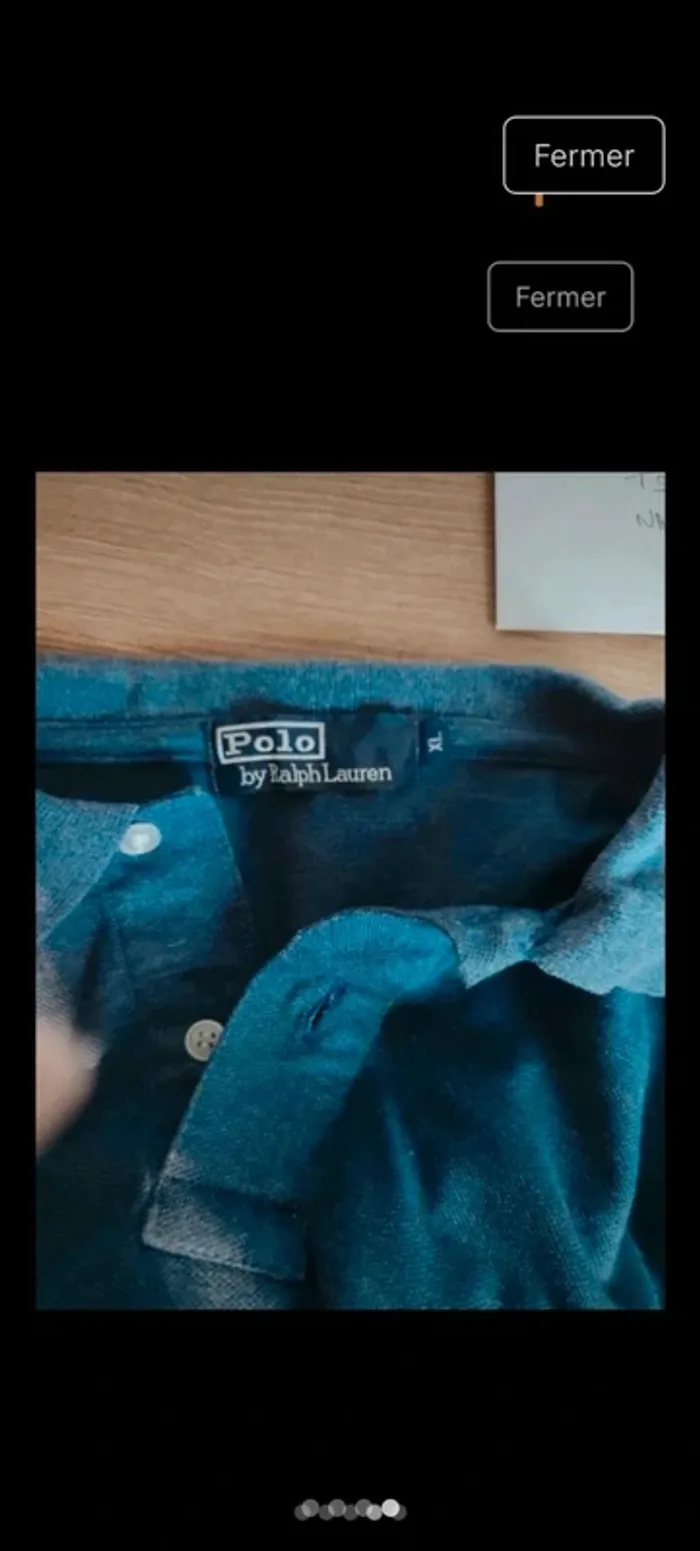 Polo Ralph Lauren bleu taille xl - photo numéro 4