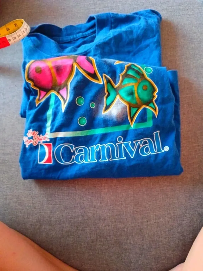 C49 t-shirt bleu Carnival XL - photo numéro 3