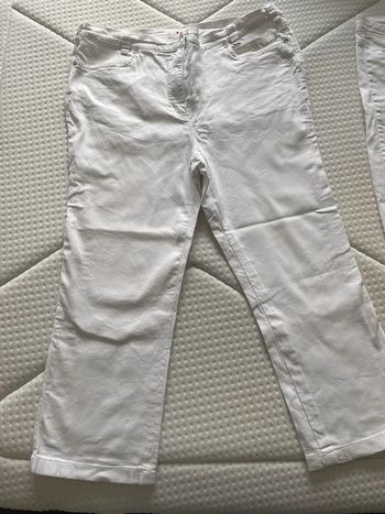 Jeans blanc taille 44