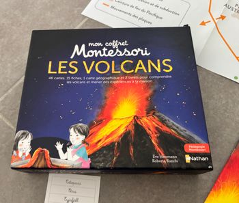 Mon coffret Montessori : Les Volcans  