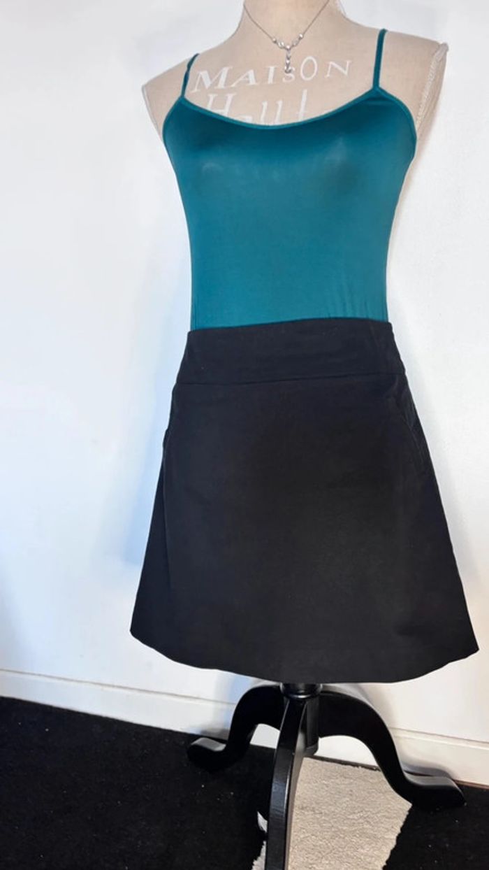 💕 mini jupe noire taille 36 s #camaieu - photo numéro 3