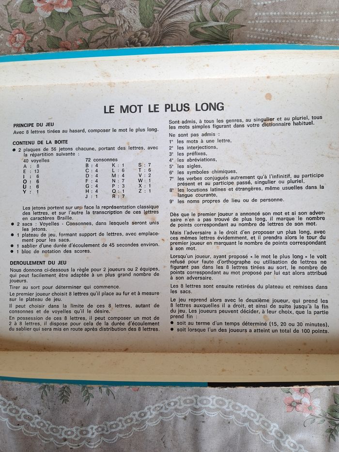 Jeu de société Le Mot le plus long - photo numéro 3