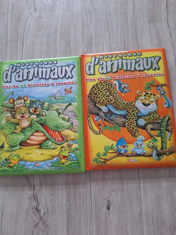 Lot de 2 livres sur les animaux