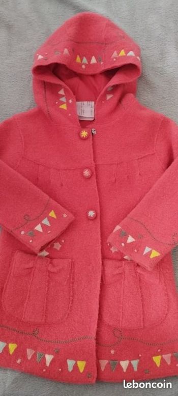 Manteau pure laine DPM 3ans