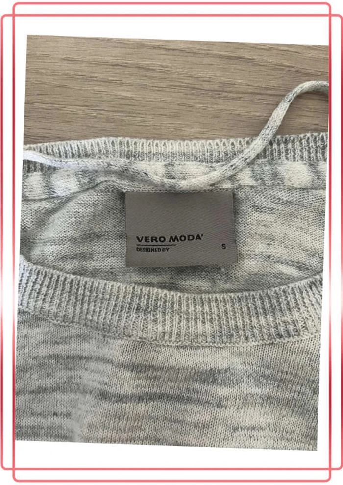 Pull gris - Vero Moda - Taille S - photo numéro 6