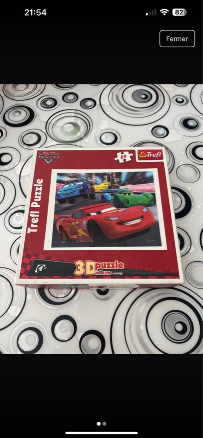 Lot puzzle Disney cars - photo numéro 3