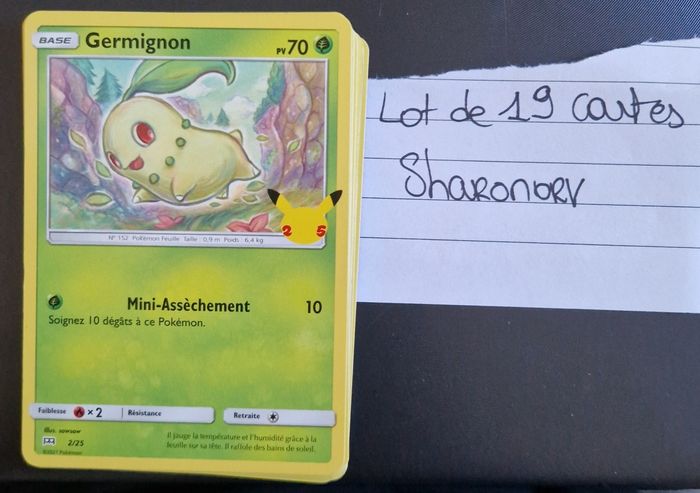 Lot de carte pokemon Macdo 2021