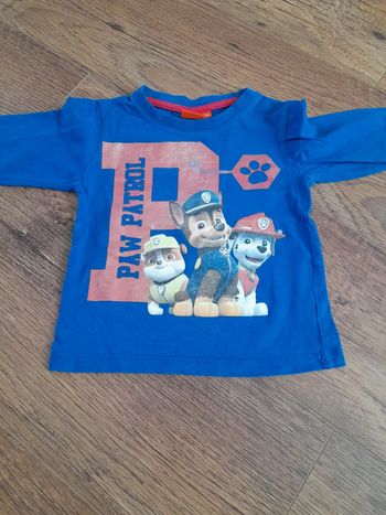 Tee shirt manches longues pat patrouille