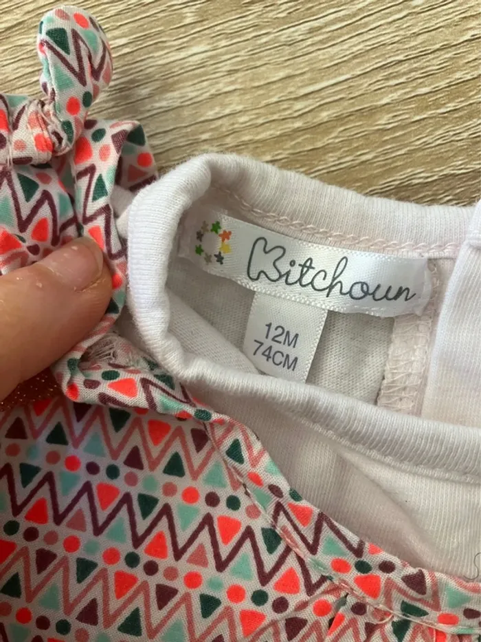 Lot de 3 robes d’été, taille 1 an - photo numéro 3