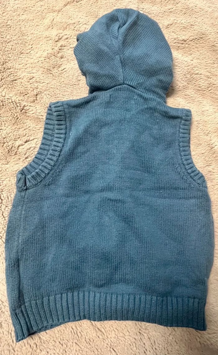 Veste capuche sans manches kitchou - photo numéro 5