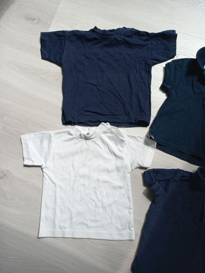 Lot de 6 polos et tee-shirts 12 mois - photo numéro 2