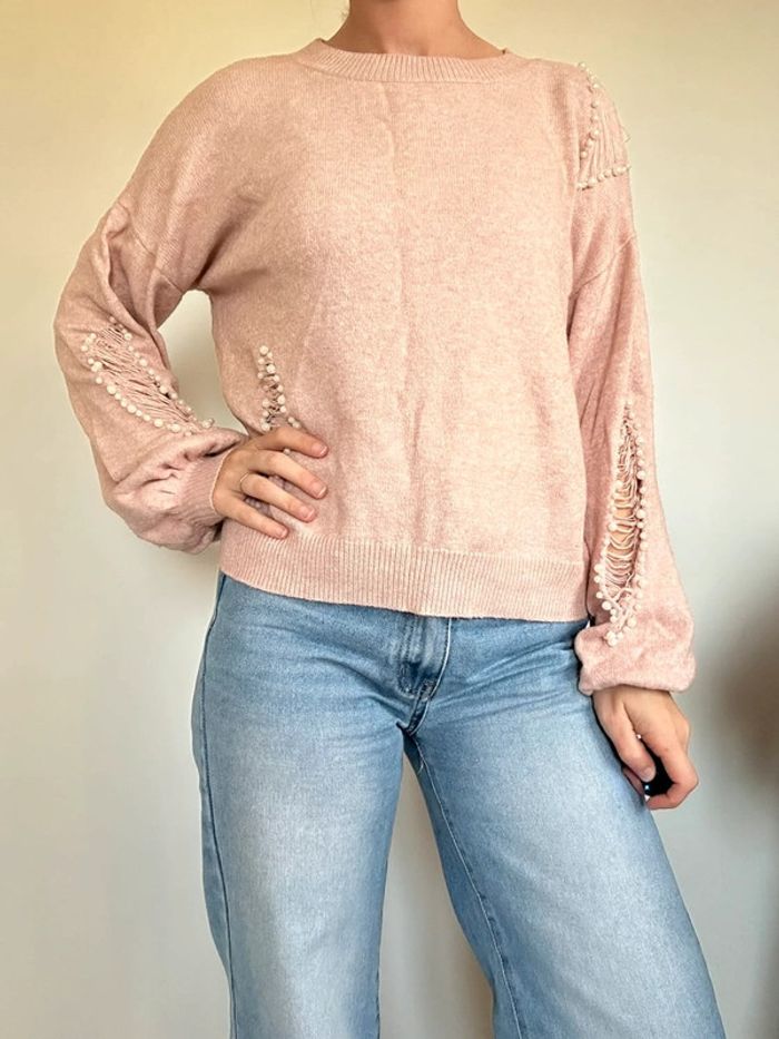 J&H Fashion Pull vieux rose – Taille 40/42 – Très bon état - photo numéro 7