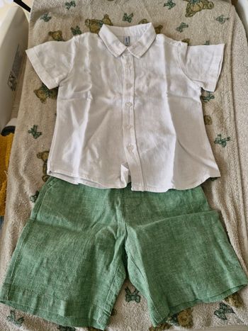 Ensemble cérémonie en lin