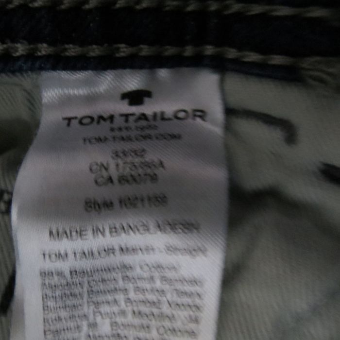 Jean Tom Tailor Marvin – Coupe Straight – Bleu Denim - photo numéro 10