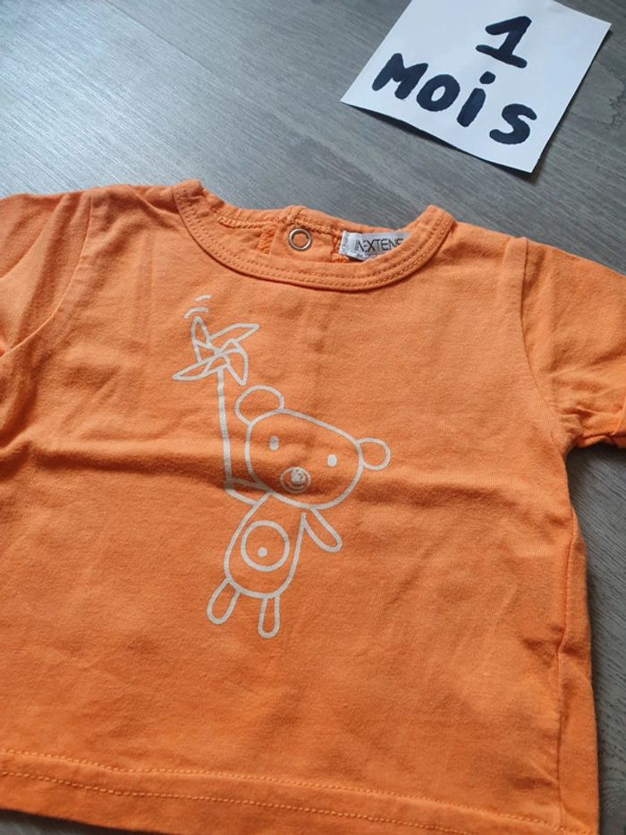 Maillot t-shirt 1mois garçon - photo numéro 2