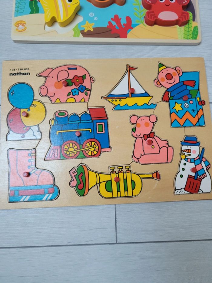 4 Puzzles bois différents types - photo numéro 3