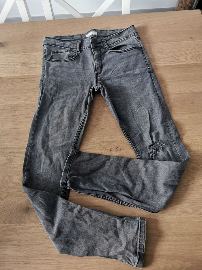 Jean skinny gris xs kiabi - photo numéro 2