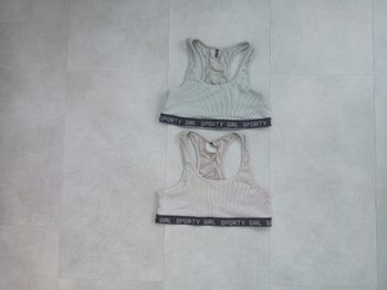 Lot de 2 brassières de sport 12 ans