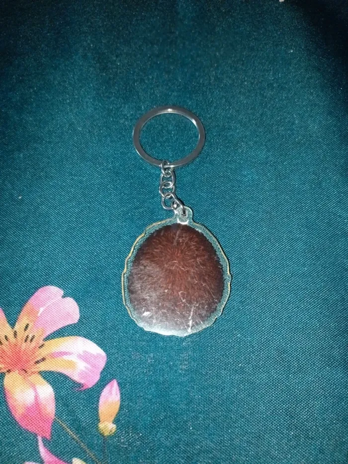 Porte clef hérisson association acrylique - photo numéro 2