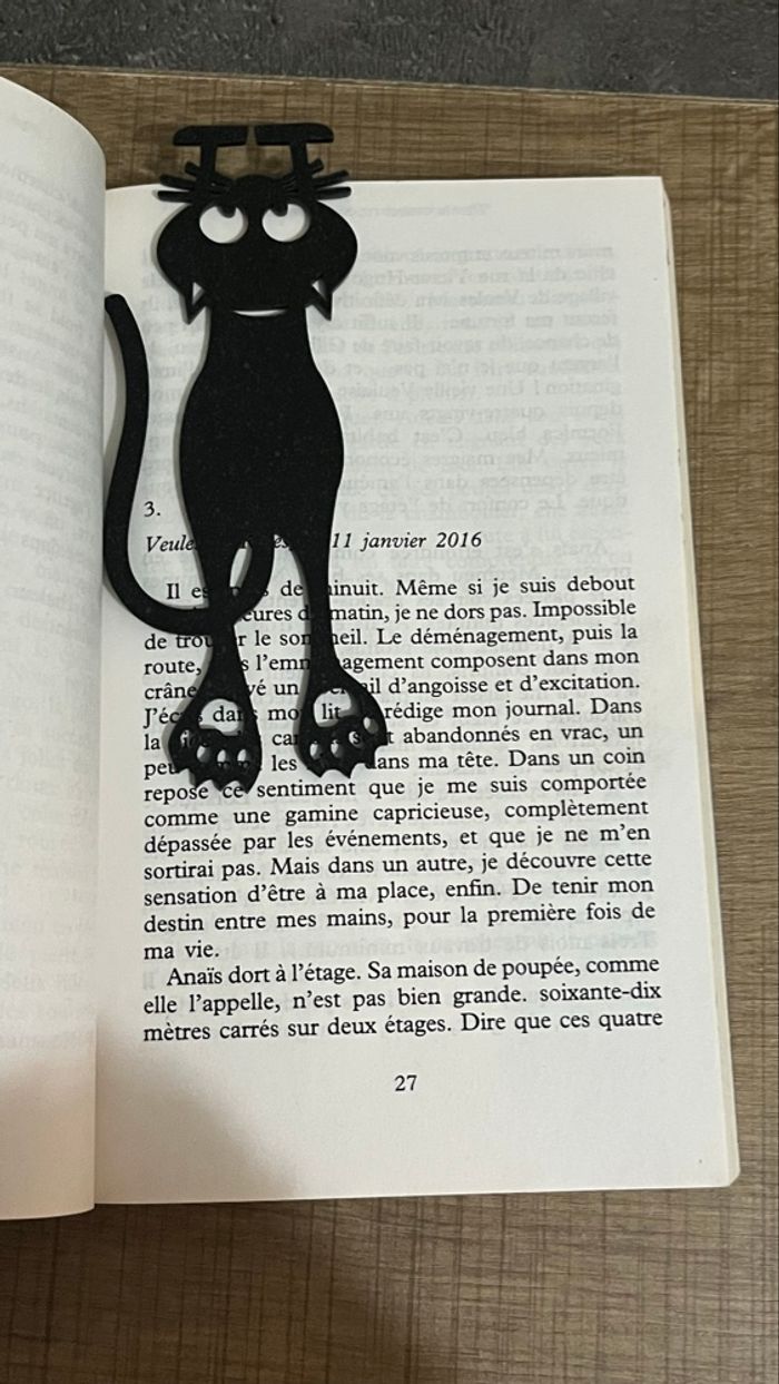 Marque page chat - photo numéro 3