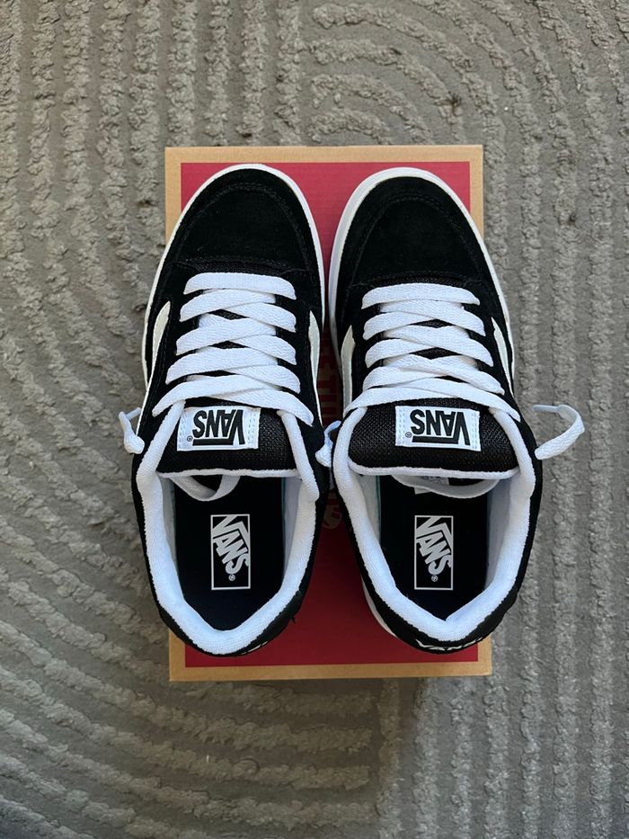 Vans Hylane Noir Cuir Suédé Taille 36 - photo numéro 6