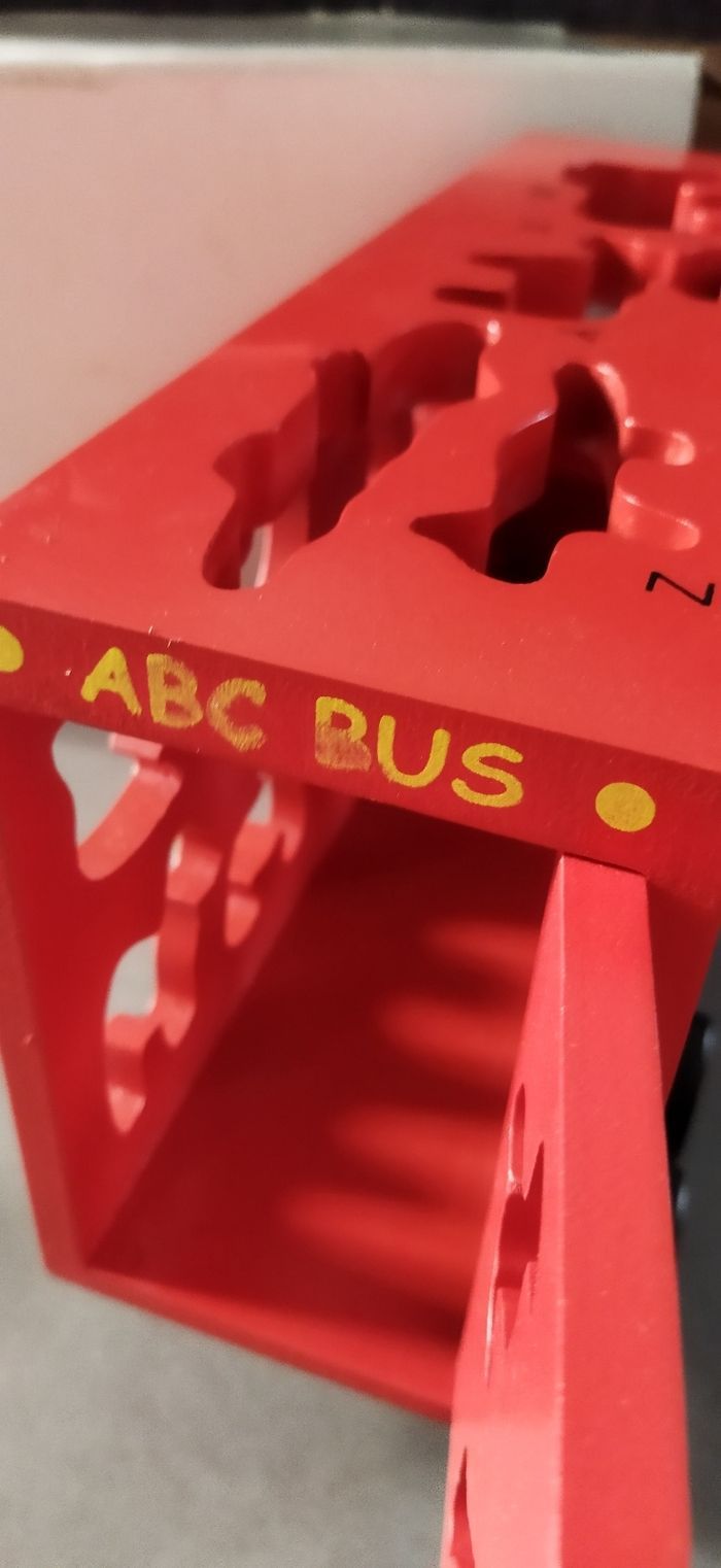 Bus alphabet en bois - photo numéro 6