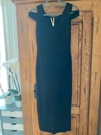Robe noire longue