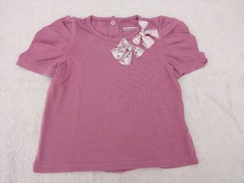 T-shirt Vertbaudet 9-12 mois (réf perso F-D37)(familleac72)