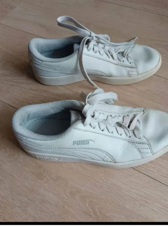 Baskets blanches Puma 36 - photo numéro 5