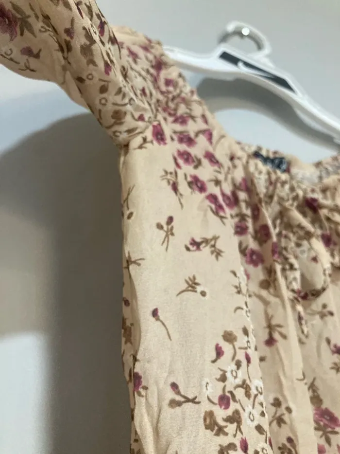 Haut manches longues à motif fleuri Mld Transparent - photo numéro 9