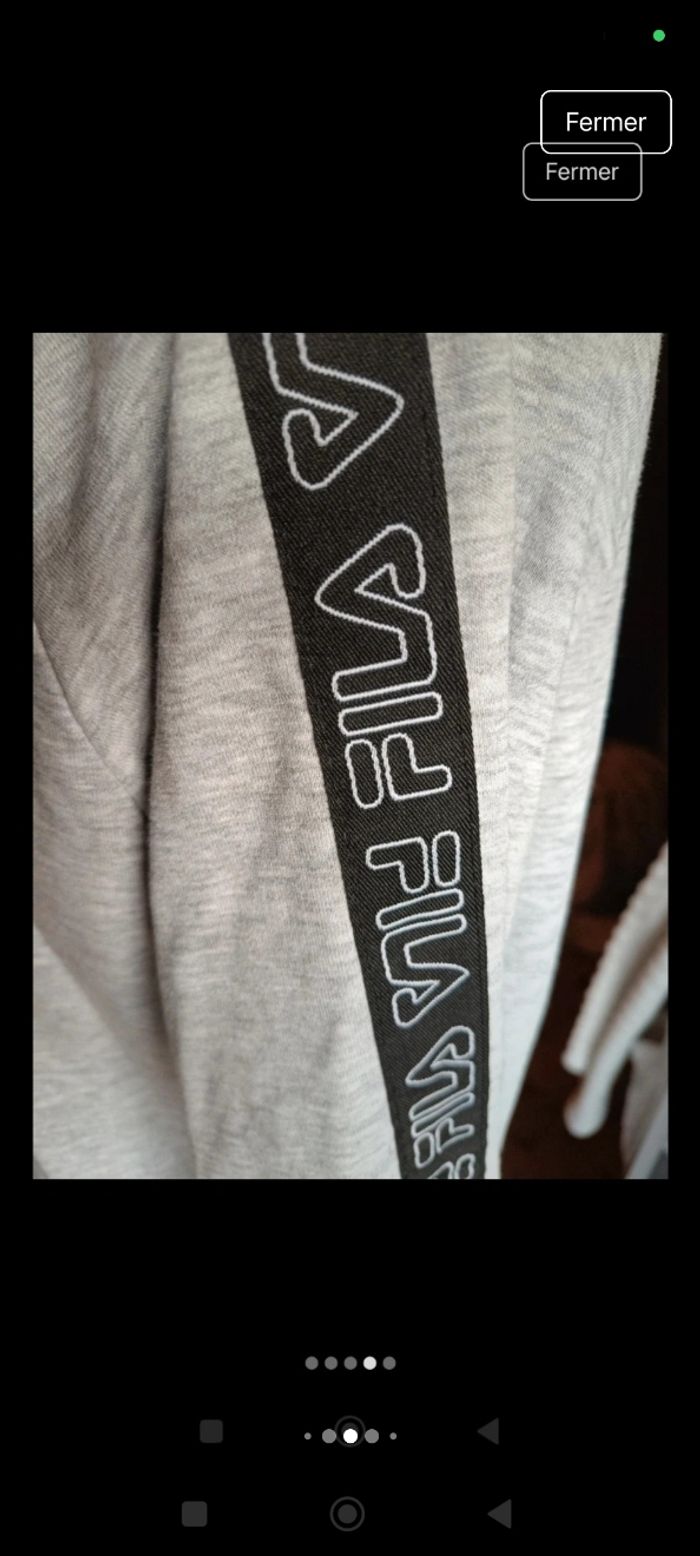 Sweat à capuche Fila - photo numéro 4