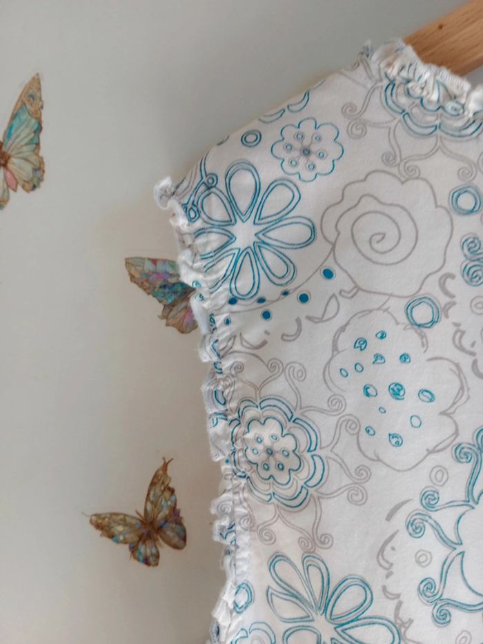 Robe fantaisie 48 blanche bleu grise Fantaisie c19 - photo numéro 20