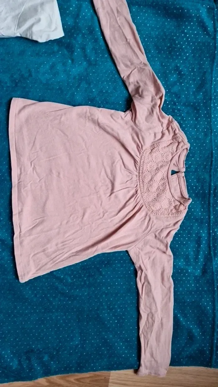 Haut rose pâle Vertbaudet 5ans - photo numéro 4