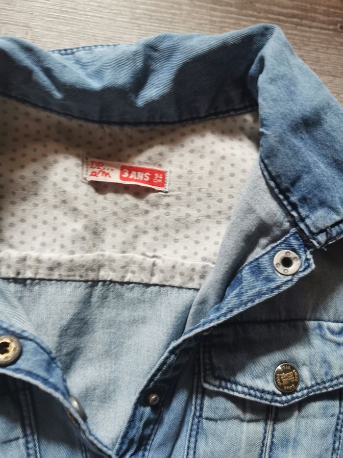 Robe en jean 3 ans dpam - photo numéro 3