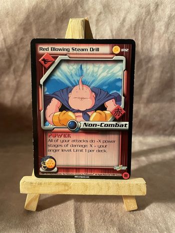 Carte Dragon Ball Z 2000 TCG - red blowing steam drill - IR12