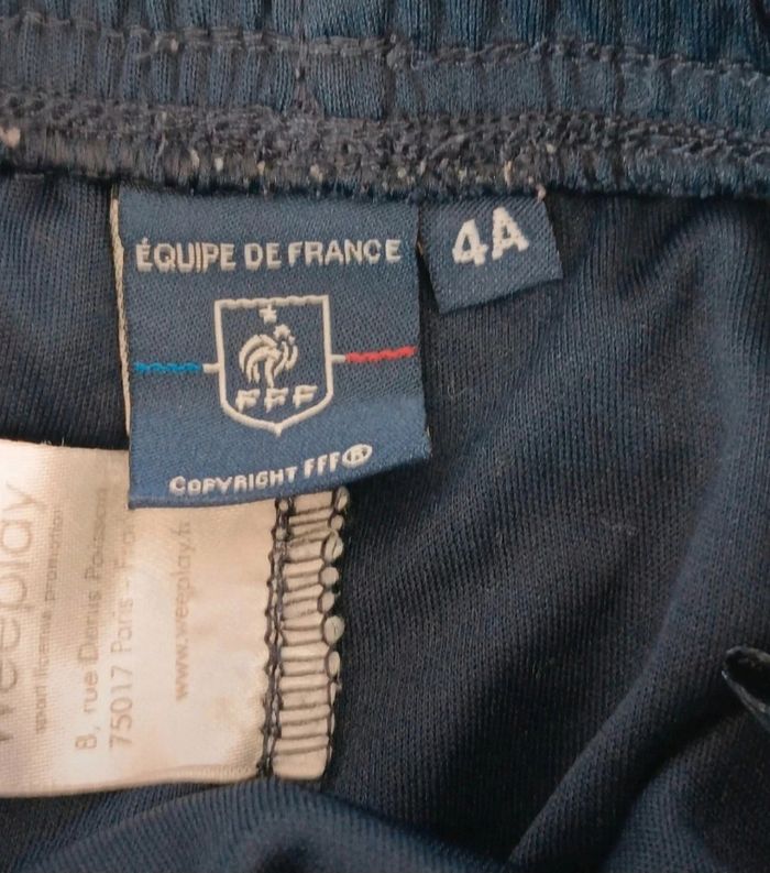 Short equipe de France 4ans - photo numéro 3