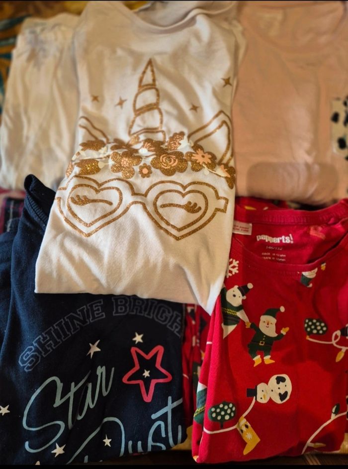 Lot de 4 pyjamas manches longues du 10 ans au 12/14 ans - photo numéro 3