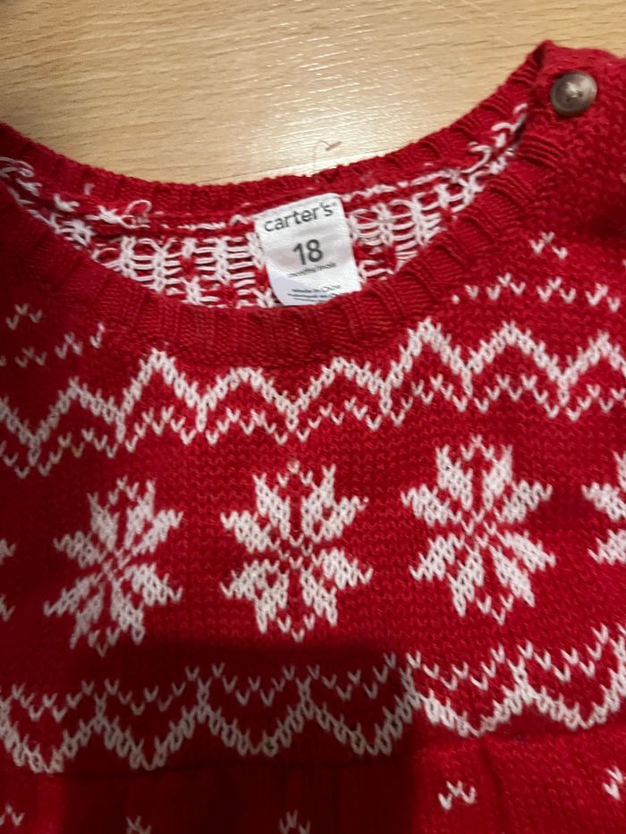 Robe fille rouge carters - photo numéro 3