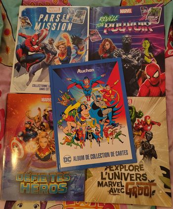Lot de 5 livres collection marvel