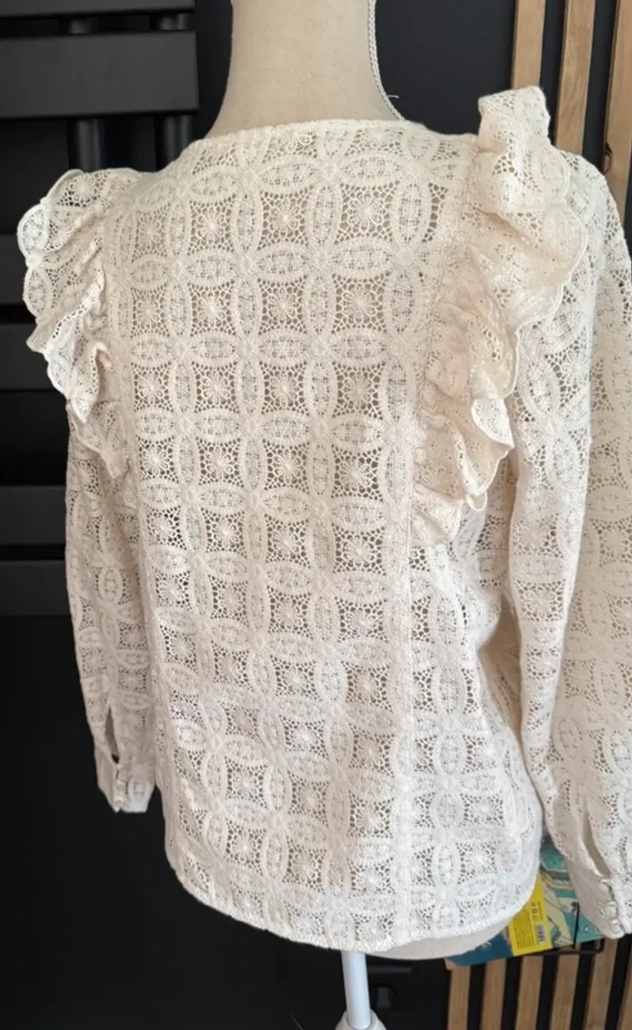Chemise Sézane dentelle - photo numéro 4